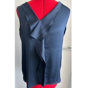 Elie Tahari Ocean Blue Silk Blouse S